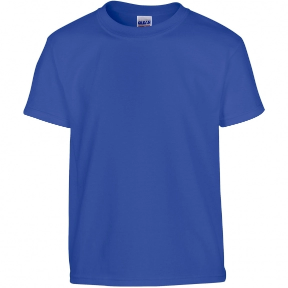 Neon blue Gildan 100% Cotton 5.3 oz. Promotional T-Shirt - Youth - Colors