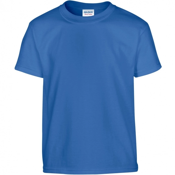 Royal Gildan 100% Cotton 5.3 oz. Promotional T-Shirt - Youth - Colors