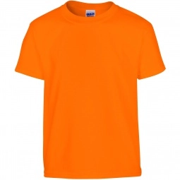 Safety orange Gildan 100% Cotton 5.3 oz. Promotional T-Shirt - Youth - Colo
