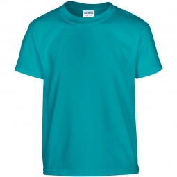 Tropical blue Gildan 100% Cotton 5.3 oz. Promotional T-Shirt - Youth - Colo