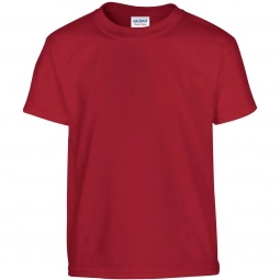Cardinal Red Gildan 100% Cotton 5.3 oz. Promotional T-Shirt - Youth - Color