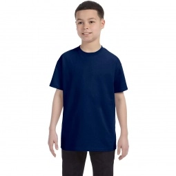 Front Gildan 100% Cotton 5.3 oz. Promotional T-Shirt - Youth - Colors