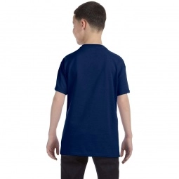 Back Gildan 100% Cotton 5.3 oz. Promotional T-Shirt - Youth - Colors