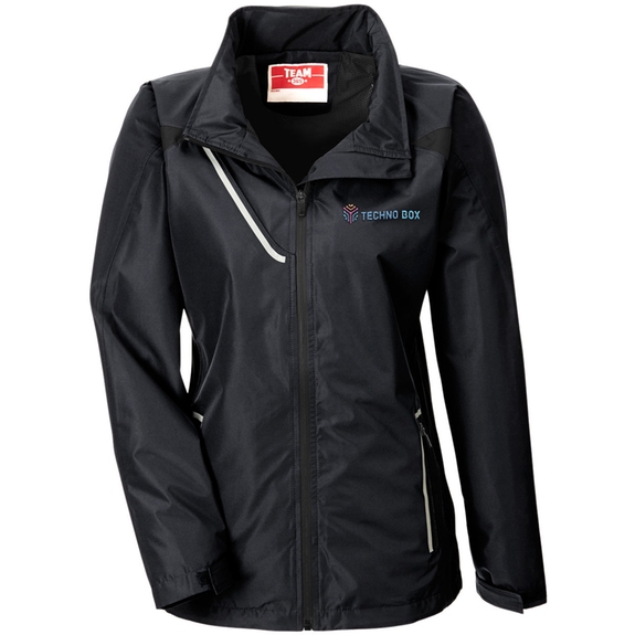 Black Team 365 Dominator Waterproof Custom Jacket - Women's