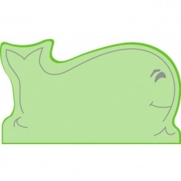 Translucent Lime Green Press n' Stick Custom Calendar - Whale