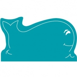 Translucent Teal Press n' Stick Custom Calendar - Whale