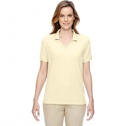 Transparent Yellow Devon & Jones Pima Pique Short-Sleeve Custom Polo Shirt