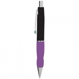 Purple Grip Custom Tri-Color Ballpoint Personalized Pen