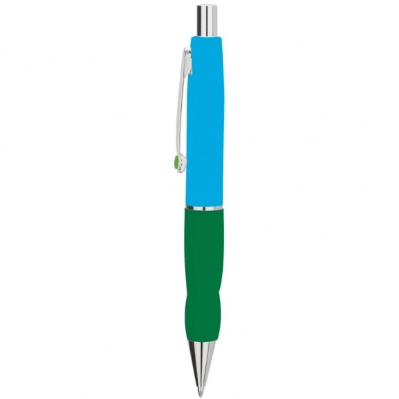 Dark Green Grip Custom Tri-Color Ballpoint Personalized Pen