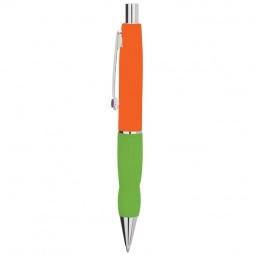 Light Green Grip Custom Tri-Color Ballpoint Personalized Pen