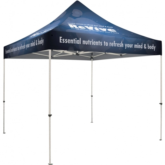 White Full Color Trade Show Booth Custom Tent Kit - 10'