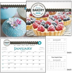 Full-Color 2-Month Spiral Bound Executive Custom Calendar
