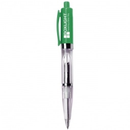 Green Flash Light-Up Promotional Pen