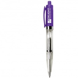 Purple Flash Light-Up Promotional Pen