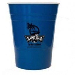 Blue Solo Cup Style Single Wall Promotional Tumbler