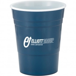 Navy Solo Cup Style Single Wall Promotional Tumbler