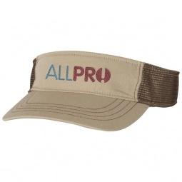 Khaki / Coffee Richardson Trucker Snapback Custom Visor