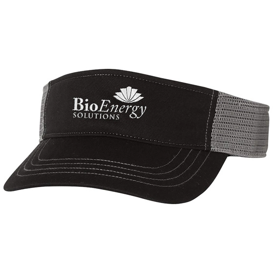 Black / Charcoal Richardson Trucker Snapback Custom Visor