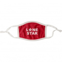 Red Adjustable 3-Ply Promotional Cooling Mask