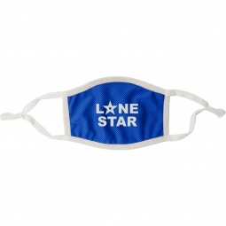 Royal Blue Adjustable 3-Ply Promotional Cooling Mask