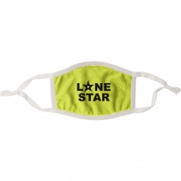 Lime Green Adjustable 3-Ply Promotional Cooling Mask