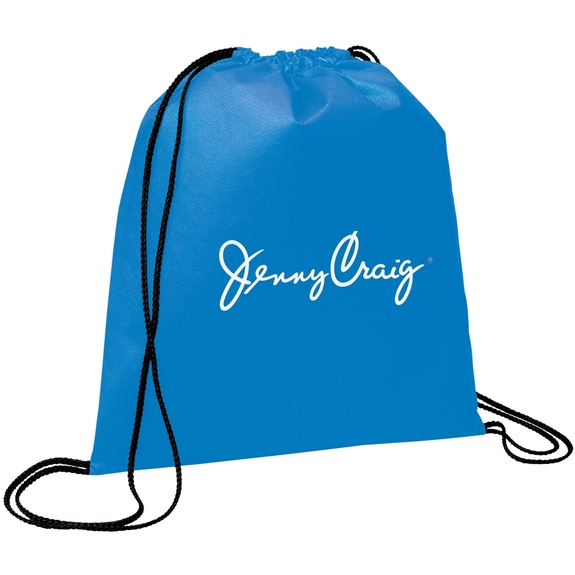 Process Blue - Evergreen Non-Woven Promotional Drawstring Bag