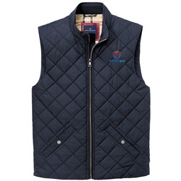 Night Navy - Brooks Brothers&#174; Branded Quilted Vest - Men's