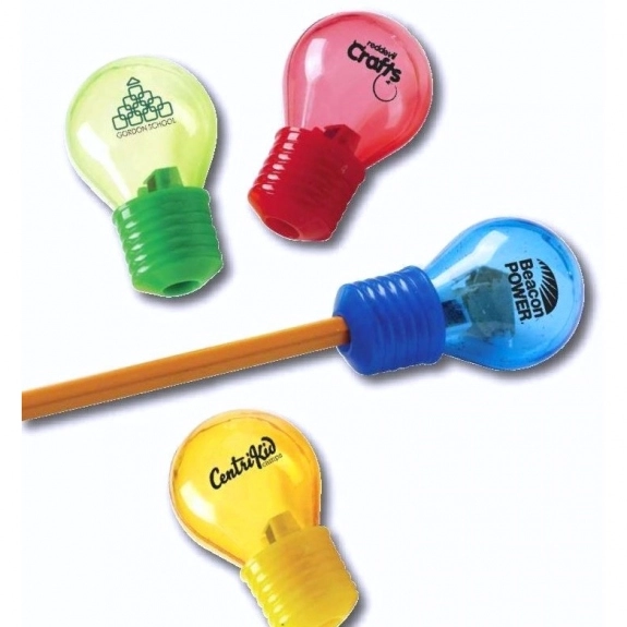 Assorted Light Bulb Custom Pencil Sharpener