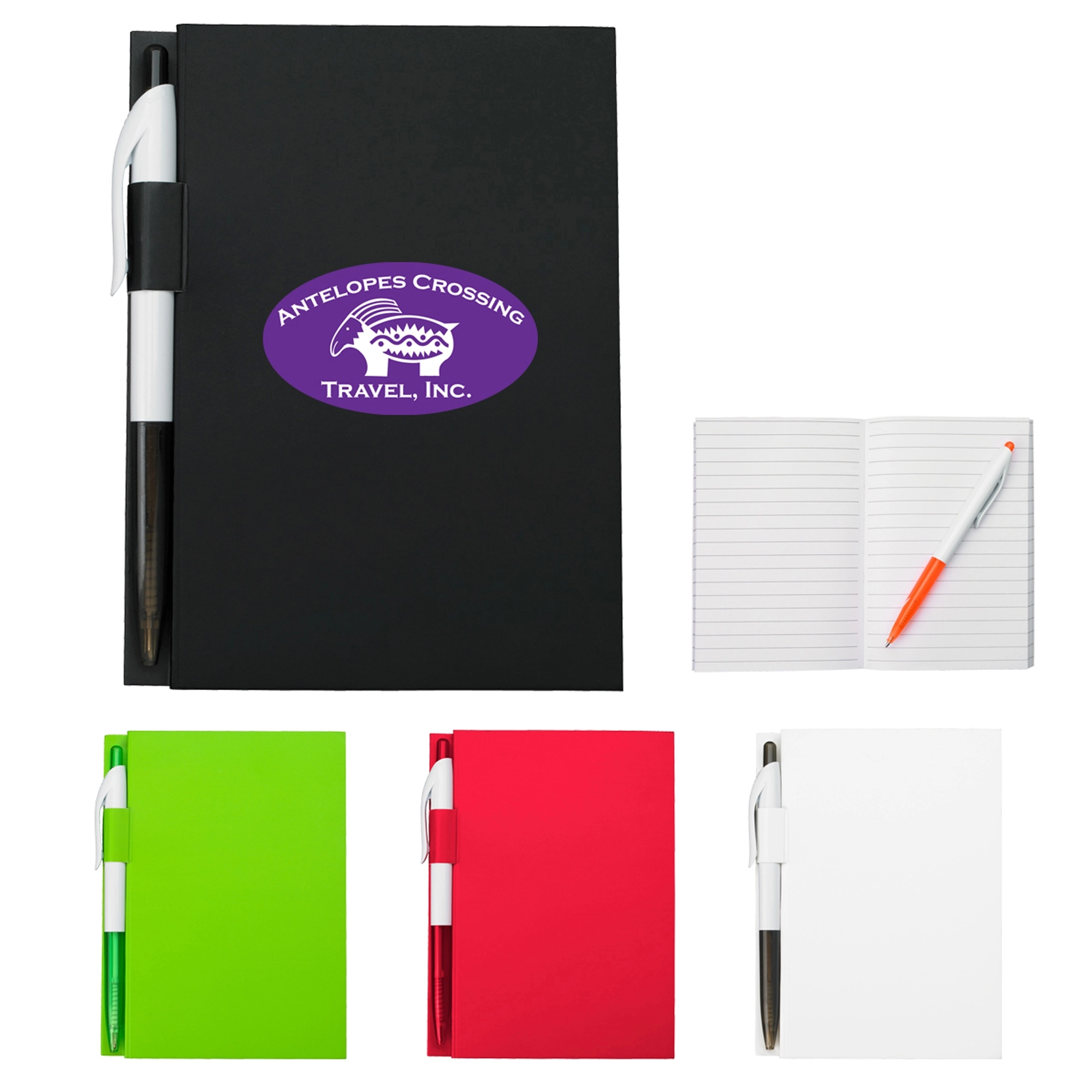 Custom Logo Notebook With Pen Promotional Notebook