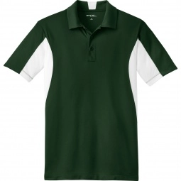 Forest Green/White Sport-Tek Micropique Sport-Wick Custom Polo Shirt - Men'