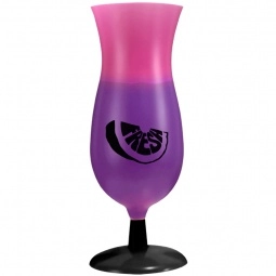 Pink/Purple Color Changing Custom Hurricane Glass