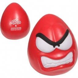 Red Mini Angry Mood Wobbler Custom Stress Balls