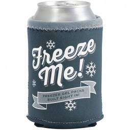 Slate/Gray Freezable Custom Can Coolers