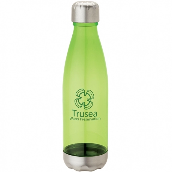 Lime Green - Colorful Tritan Custom Water Bottle - 24 oz