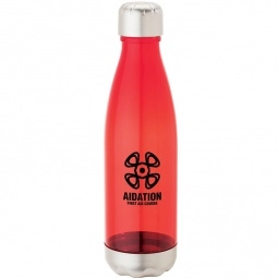 Red - Colorful Tritan Custom Water Bottle - 24 oz