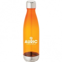Orange - Colorful Tritan Custom Water Bottle - 24 oz