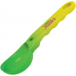 Yellow to Green Full Color Mood Color Changing Custom Ice Cream Scoop