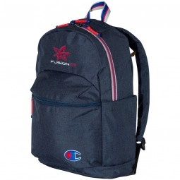 Heather Navy Champion Promotional Laptop Backpack - 15"