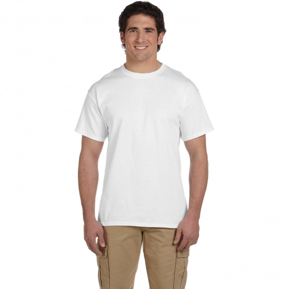 Hanes 50/50 Ecosmart Custom T-Shirts - White