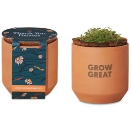 Modern Sprout Terracotta Custom Grow Kit - Thank You Daisies