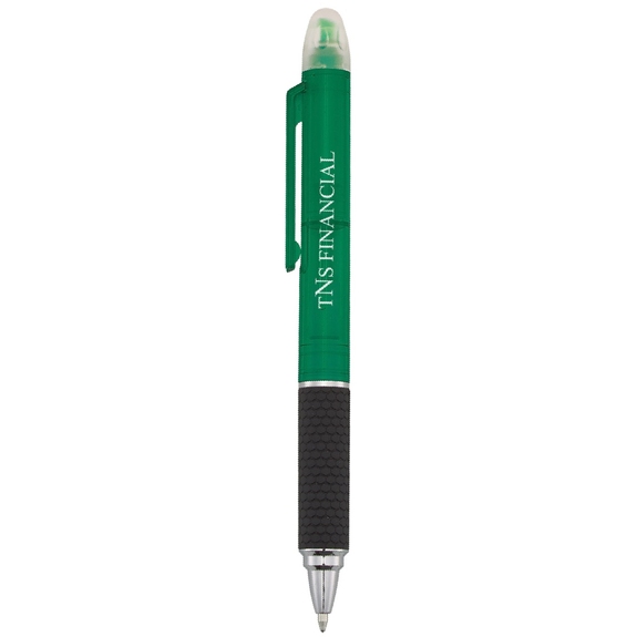 Translucent Green Sayre Promotional Pen & Custom Logo Highlighter