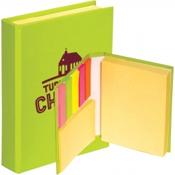 Lime Green Custom Sticky Note Book