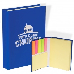 Blue Custom Sticky Note Book