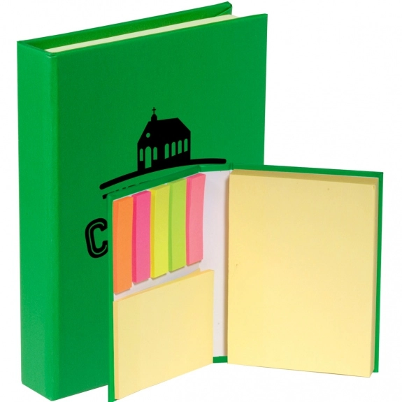 Green Custom Sticky Note Book