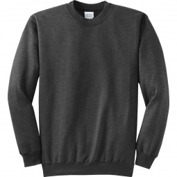 Dark Heather Grey Port & Company Classic Logo Sweatshirt - Men's - Colors