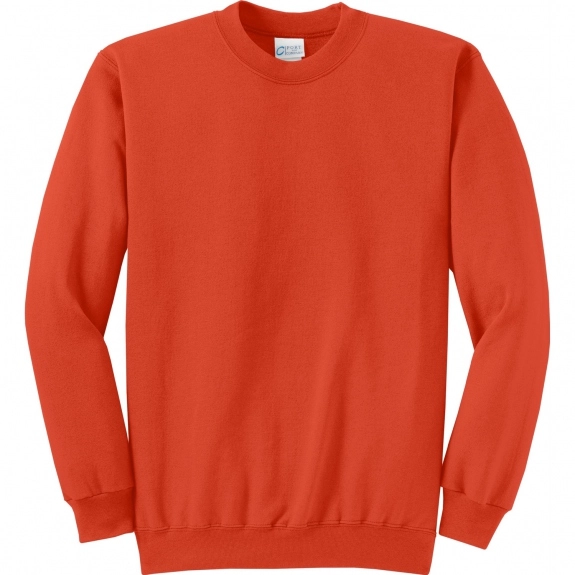 Orange Port & Company Classic Logo Sweatshirt - Men's - Colors