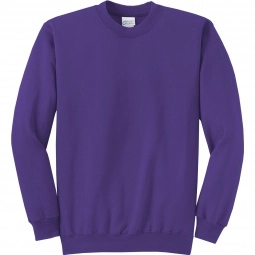 Purple Port & Company Classic Logo Sweatshirt - Men's - Colors