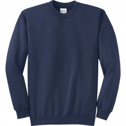 Navy Port & Company Classic Logo Sweatshirt - Men's - Colors