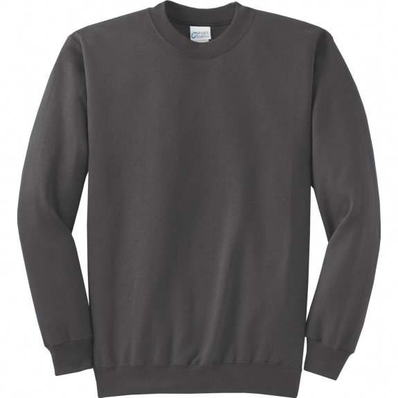 Charcoal Port & Company Classic Logo Sweatshirt - Men's - Colors