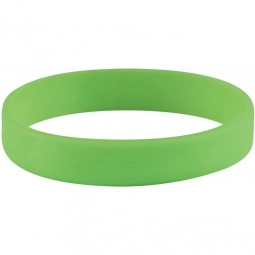 Lime Green Tone-on-Tone Silicone Custom Wristband